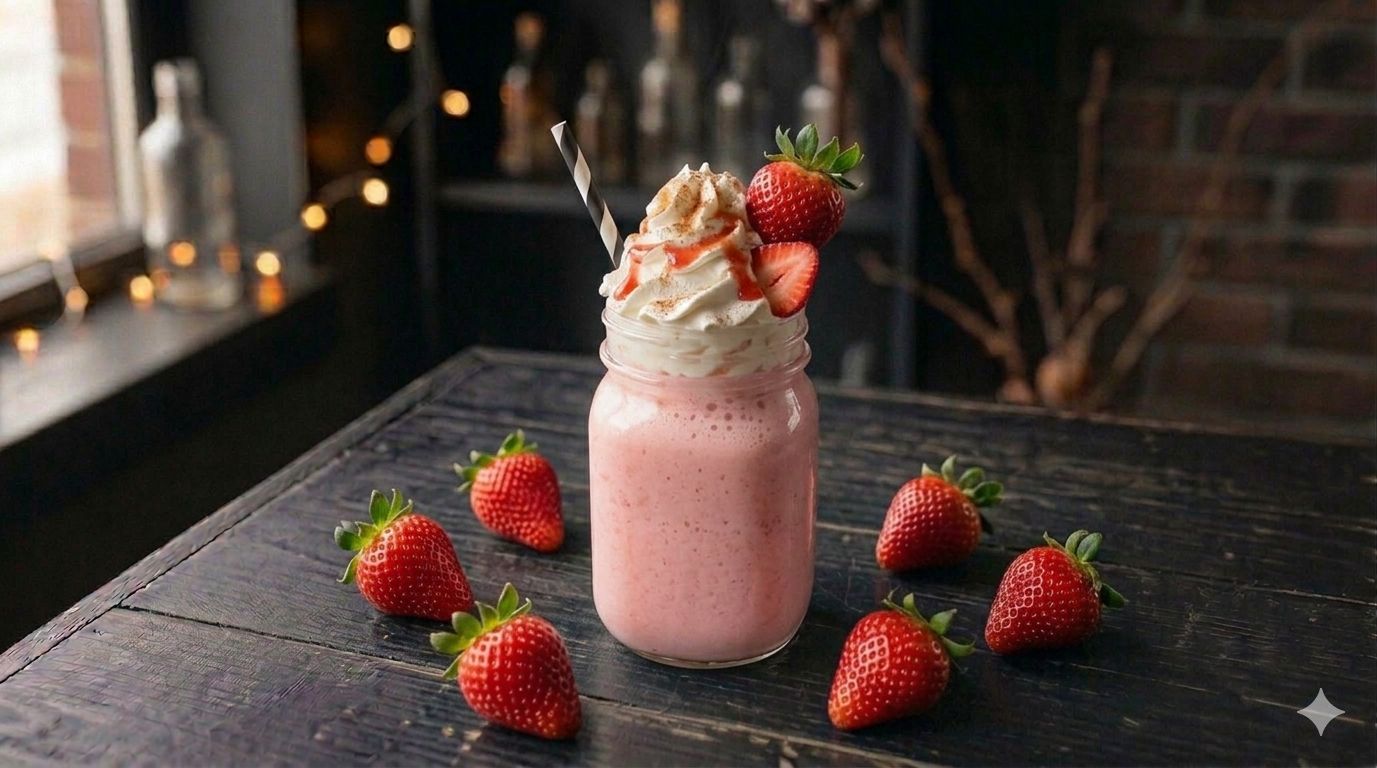 Çilekli Milkshake